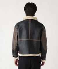Куртка Alpha Industries Faux Leather B-3 Mod Jacket Espresso (Коричневый)