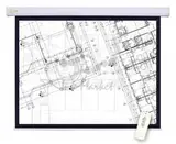 Экран Cactus 180x180см Motoscreen CS-PSM-180x180 1:1 настенно-потолочный рулонный (моторизованный привод)