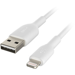 Кабель Belkin BoostCharge PRO Flex USB-C-Lightning Braided Silicone Cable, 1м, белый
