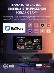 Проектор Cactus CS-PRE.01B.Full HD-A LCD 7300Lm LS 250Lm ANSI (1920x1080) 1500:1 ресурс лампы:50000часов 1xUSB typeA 1xHDMI 1кг — фото 4