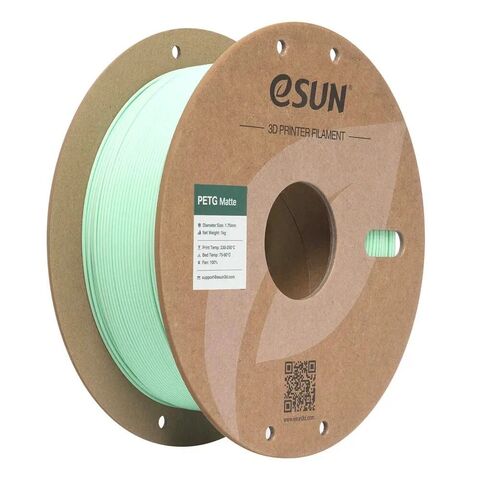 Пластик для 3D-печати eSUN PETG-Matte, 1,75 мм, 1 кг, мятный зелёный, PETG-MT175O-MG1Y1