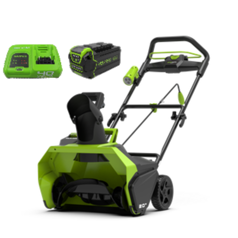 Аккумуляторный снегоуборщик Greenworks GD40STK5, 40v, 51 см,2600007UG5А, АКБ 5 А·ч и быстрое ЗУ