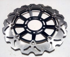 Диск тормозной передний лепестковый на TRIUMPH SPEED TRIPLE 2005-2007 / SPEED TRIPLE R / ABS 2012-2013