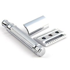 Edwin Jagger DE89Lbl Закрытая голова хром продольные линии