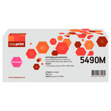 Тонер-картридж EasyPrint LK-5490M для Kyocera ECOSYS PA2101cx, PA2101cwx, MA2101cfx, MA2101cwfx (2400 стр.) пурпурный, с чипом