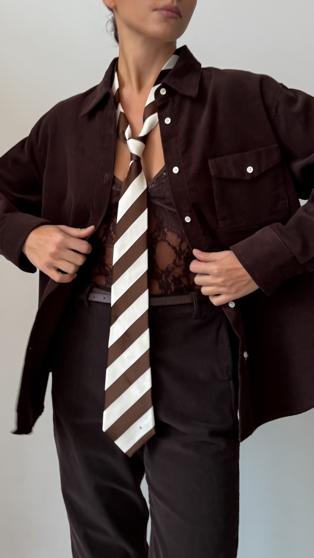 Рубашка из вельветового хлопка