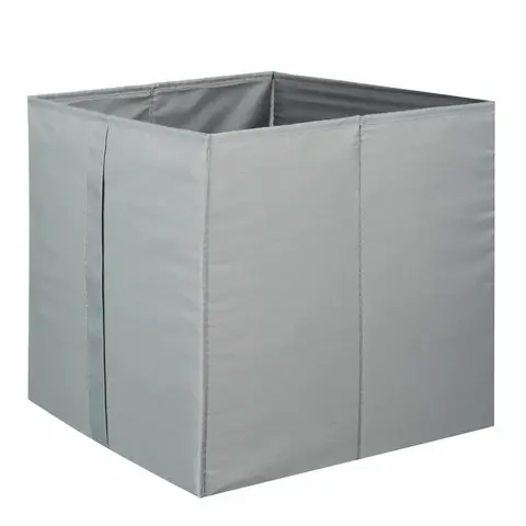 Корзина Förvaringskorg, серый, полиэстер, картон