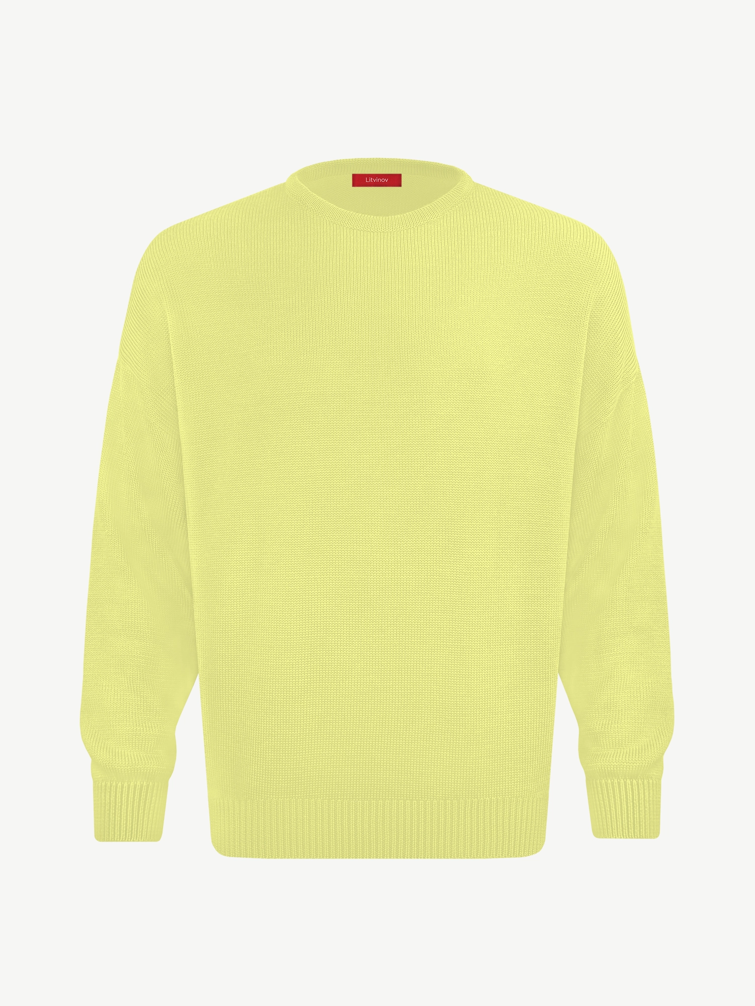 Джемпер оверсайз из экохлопка