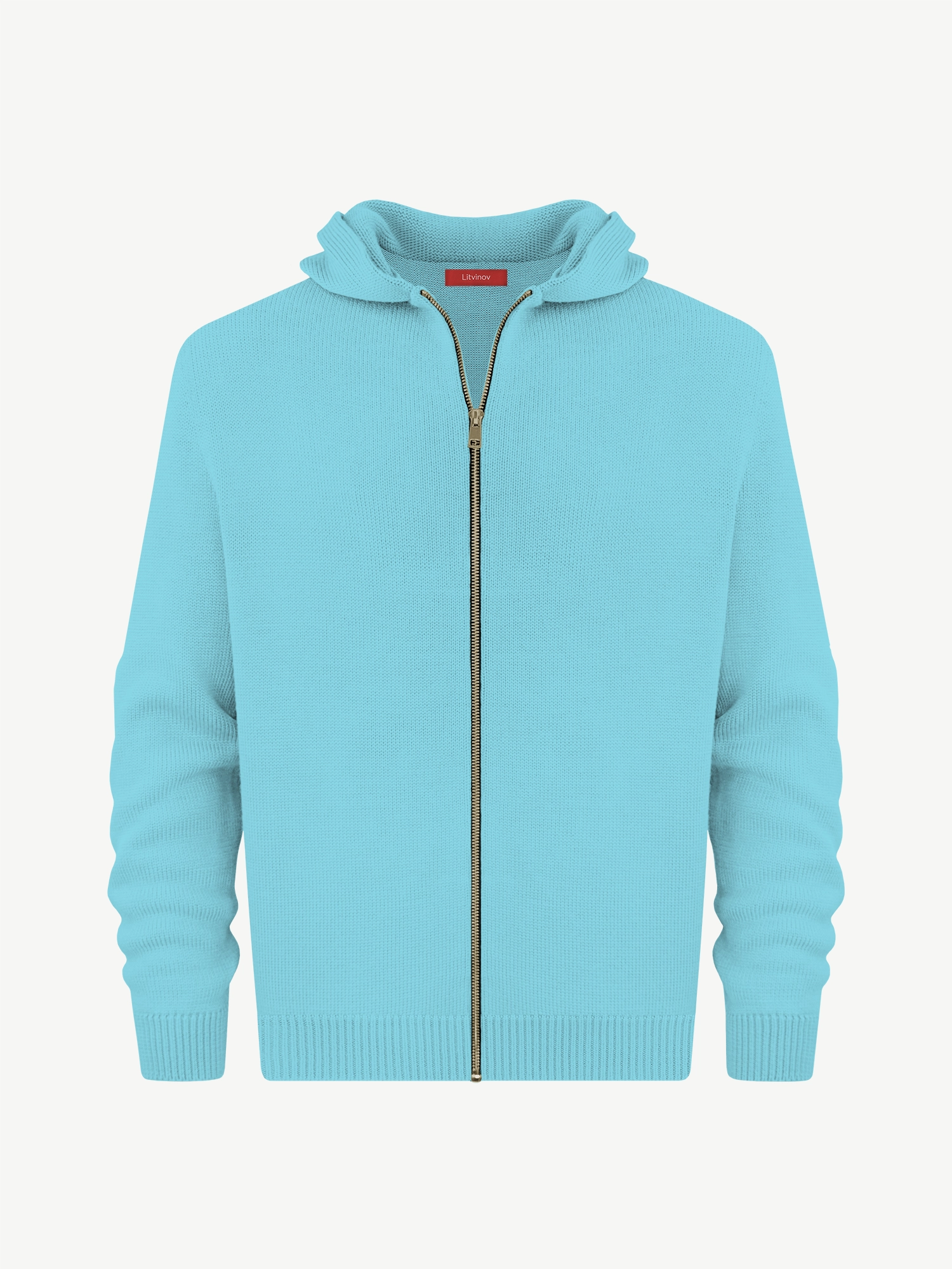 Толстовка на замке из экохлопка