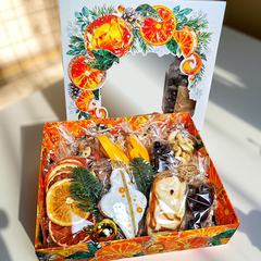 Сладкий новогодний подарок «Апельсин»