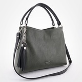 Сумка Саломея 264 македония оливковый + черный