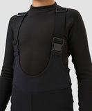 Детские лыжные разминочные брюки с высокой спинкой Nordski Jr. Active 2.0 Black