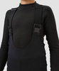 Детские лыжные разминочные брюки с высокой спинкой Nordski Jr. Active 2.0 Black