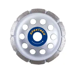 Чашка алмазная ПРАКТИКА Мастер шлифовальная 1-ряд 125 х 22 мм (779-592)