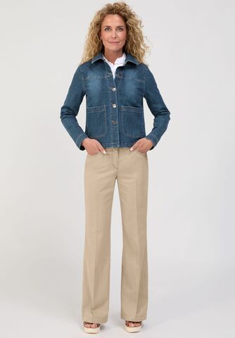 Bianca Джинсы текстильные широкого кроя из хлопка с эластаном