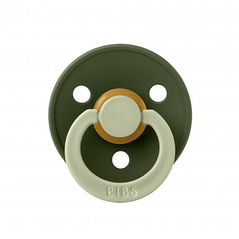 Пустышка латексная BIBS Studio - Fusion - Hunter Green/Sage, 0-6 месяцев
