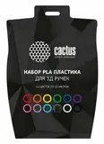 Пластик для ручки 3D Cactus CS-3D-PLA-12x10M PLA Pro d1.75мм L10м 12цв.