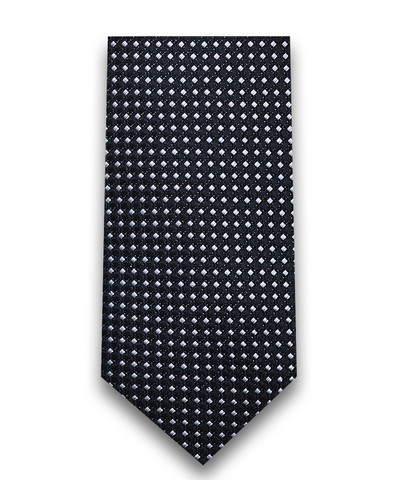 Черный галстук в белый горошек TSAREVICH