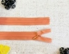 Молния потайная, L 70 см, бледно-оранжевый