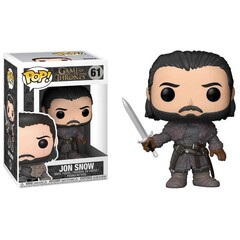 Funko POP GAME OF THRONES JON SNOW BEYOND WALL VINYL FIGURE + FREE POP PROTECTOR