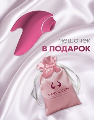 Вакуумно-волновой вибромассажер (розовый)