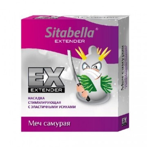 Насадка стимулирующая Sitabella Extender Меч самурая