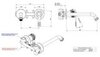 Remer Atelier AL15PLBG Смеситель для раковины, золото брашированное