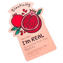 Tony Moly Маска для лица с гранатом - I'm real pomegranate mask sheet elasticity, 21г