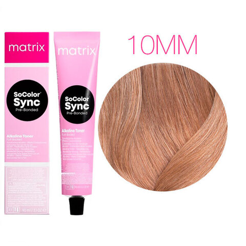 Matrix SoColor Sync Pre-Bonded 10MM очень-очень светлый блондин мокка мокка, тонирующая краска для волос без аммиака с бондером