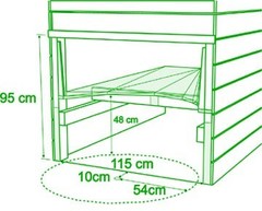 ТОРФЯНОЙ ТУАЛЕТ КЕККИЛА ЭКОЛЕТ / ECOLET 700Л