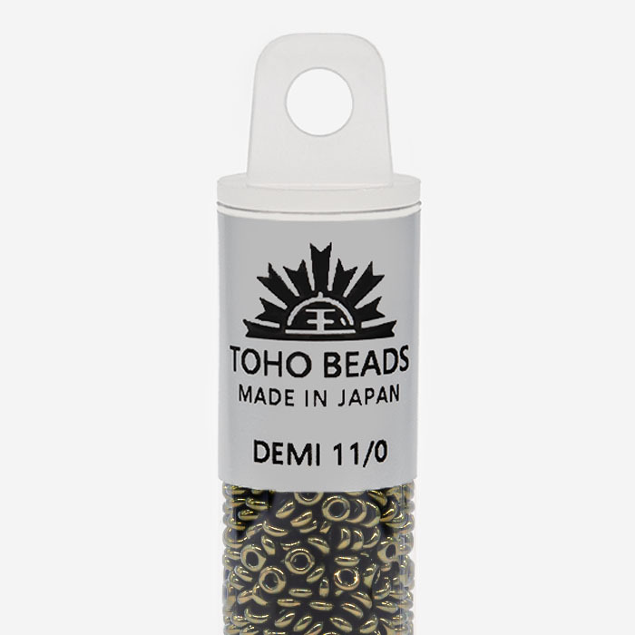 Японский бисер TOHO Demi 11/0 (№422), непрозрачный глянцевый