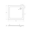 Cezares TRAY-M-AH-35-W TRAY-M-AH-100/90-35-W Душевой поддон из стеклокомпазита (SMC)