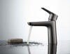 Aquatek AQ1110BGM AQ1110BGM БЕТТА смеситель для раковины 98, без донного клапана, шлиф. черный хром