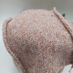 Меринос с ангорой Арт Tweed Mouline 830095 Фабрика Zegna Baruffa Светло Коричневый с белым мулине