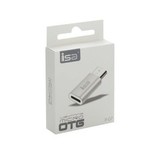 Переходник OTG Lightning на Micro USB ISA P-07 (Серебро)