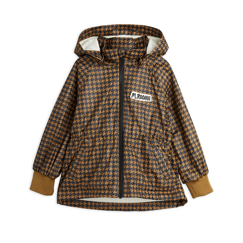 Ветровка Mini Rodini Houndstooth Brown