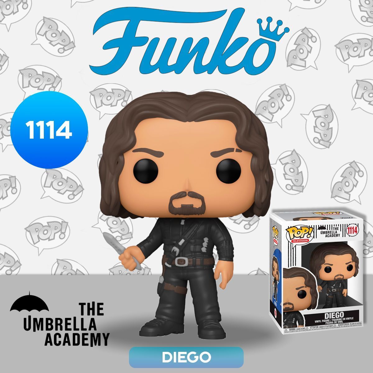 купить Фигурка Funko POP! TV Umbrella Academy Diego (1114) 55068 –  стоимость 2 250 ₽ | Империя Игр