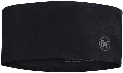 Картинка повязка Buff Headband Thermonet Solid Black - 1