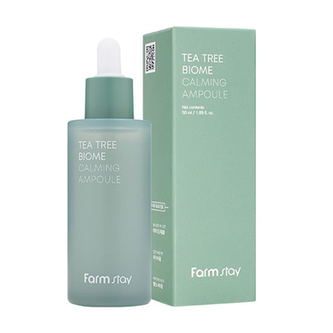 Farmstay Tea Tree Biome Calming Ampoule Ампульная сыворотка с экстрактом чайного дерева