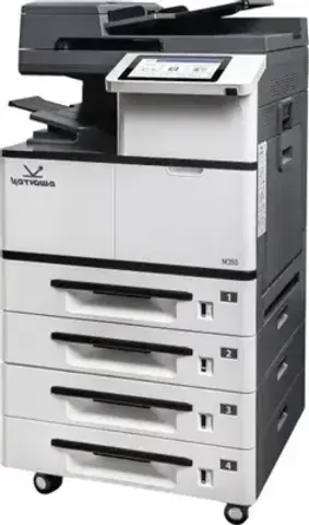 МФУ Катюша M350 принтер/копир/сканер, А3. 50 стр/мин Ч/Б А4, 1200 dpi. Сканер цвет А4-А3 до 120 стр/мин. 800 МГц, 2 Гб, 1 Тб HDD (опц), Ethernet, USB, Wi-Fi. PS3, ADF 90 л. Тонер 6 000 отп.