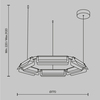 Подвесной светильник Maytoni Flat MOD296PL-L40BC3K