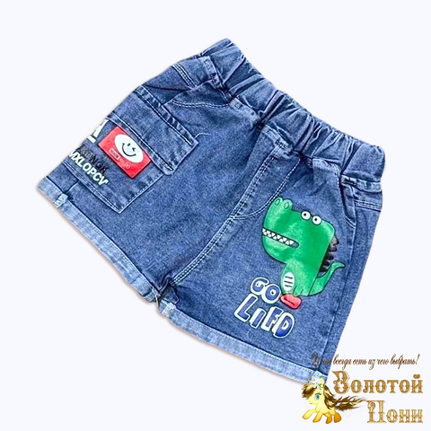 Шорты джинсовые м (2-6) 250530-QR9118
