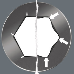 Набор Г-образных шестигранников Нержавеющая сталь, Hex-Plus Multicolour в оболочке из синтетического материала 9