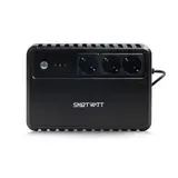 ИБП SMARTWATT UPS SAFE 600 Line-interactive 600VA/360W Brick (Euro x3, LED, 255x175x93(мм), 4,2 кг, гарантия 24мес. (ИБП
