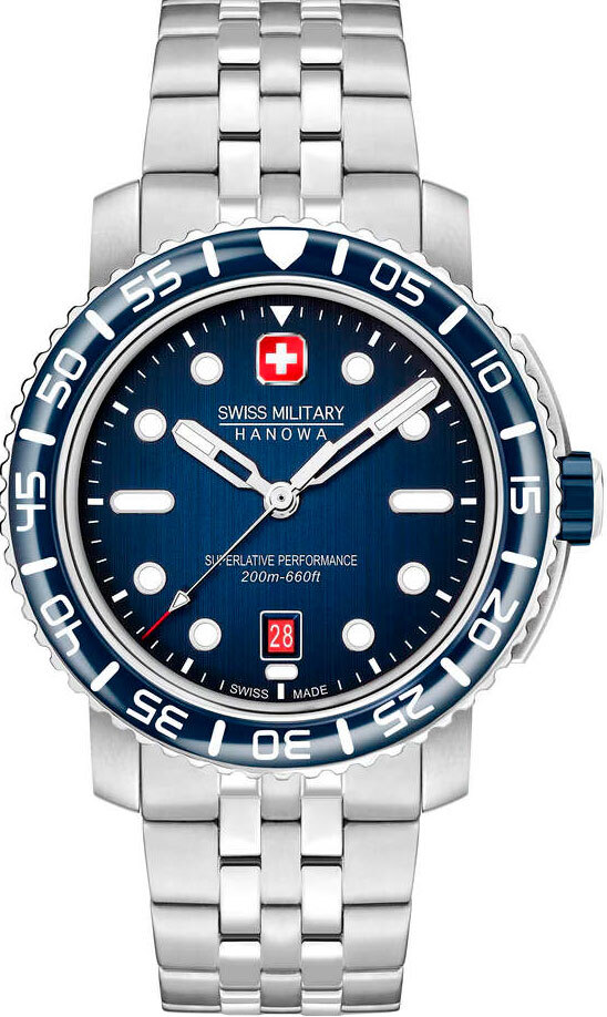 Часы мужские Swiss Military Hanowa SMWGH0001703 Black Marlin