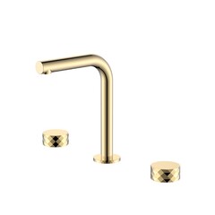 Boheme 152-G Смеситель на столешницу STICK DIAMOND на 3 отв. GOLD фото