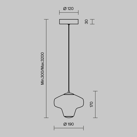 Подвесной светодиодный светильник Maytoni Sirocco MOD359PL-L6BS3K