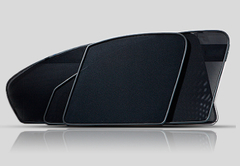 Каркасные автошторки на магнитах для Peugeot 408 (1) (2012+) Седан. Полный комплект из 5 экранов