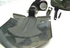 Лопата складная туристическая SWAT NK-BG154 с фонарем