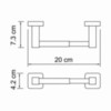 WasserKRAFT Lippe K-6522 Держатель туалетной бумаги